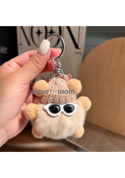 Zarif Sevimli Yün Anahtarlık Kitap Çantası Çekicilik Bebek Araba Anahtarlık Çekicilik (Yurt Dışından)