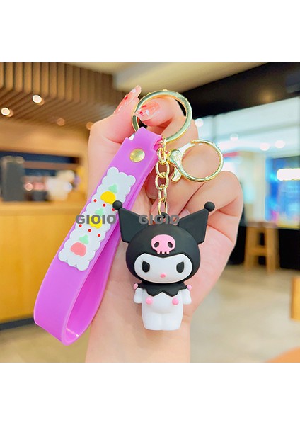 Çan Doo Doo Kedi Anahtarlık Kolye Peluş Sevimli Yavru Kedi Bebek Okul Çantası Çekicilik Küçük Hediye (Yurt Dışından)