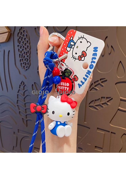 Yaratıcı Boncuklu Anahtarlık Kolye Sevimli Çift Çanta Araba Anahtarlık Hediye (Yurt Dışından)