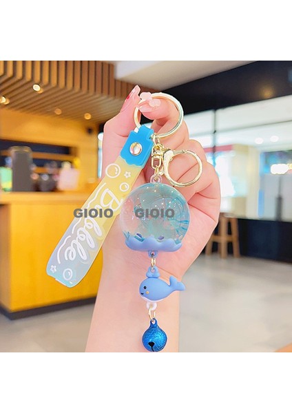 Çan Doo Doo Kedi Anahtarlık Kolye Peluş Sevimli Yavru Kedi Bebek Okul Çantası Çekicilik Küçük Hediye (Yurt Dışından)