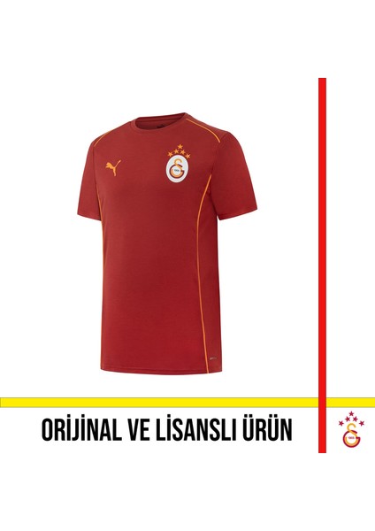 Lisanslı A Takım Galatasaray Yazılı Kırmızı T-Shirt