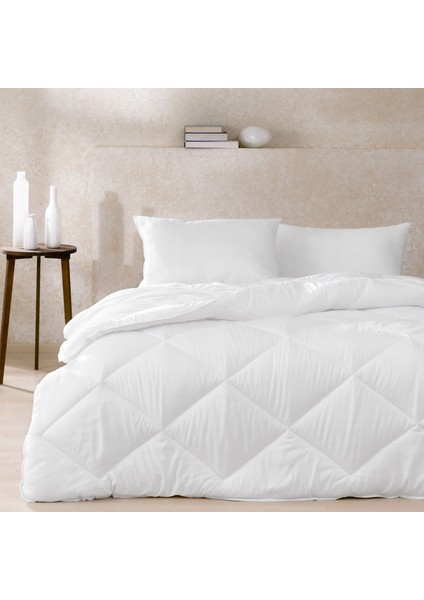 Comfort Mikrofiber Tek Kişilik Yorgan Beyaz