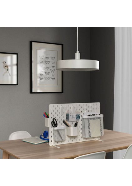 Skådıs Pano 56 x 37 cm Beyaz Çok Amaçlı Çelik Duvar Düzenleyici indirimleri