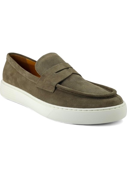 5504 25YA Erkek Günlük Ayakkabı Vizon Süet