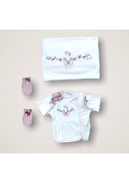 Çiçek Desenli Yumuşak Pijama Seti