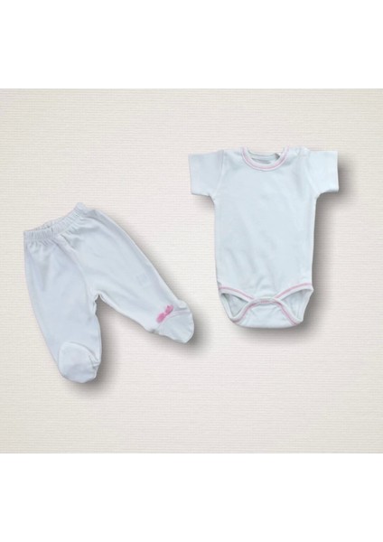 Kalpli Balon Nakışlı Bebek Hastane Zıbını Seti fiyatları