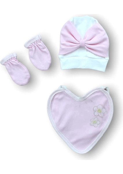 Etkileyici Pembe Çiçek Desenli Yatak Zıbını Seti modelleri