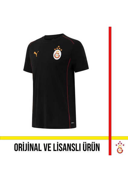 Lisanslı A Takım Galatasaray Yazılı Siyah T-Shirt