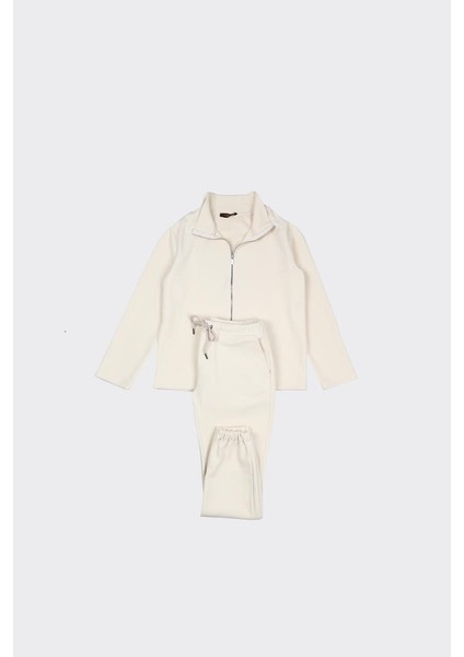 Rahat ve Şık Fermuarlı Erkek Sweat TAKIM-KAW3020W