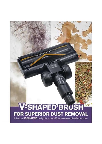 Vakum Elektrik Zemin Fırçası Dreame R10 R20 R20 R30 T30 Zemin Yumuşak Milletvekili Başlığı Mini Fırça ile (Yurt Dışından) fiyatları