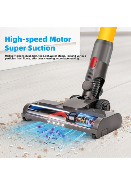 Dyson V15 V11 V11 V10 V8 V7, 4 LED Işıklı Elektrikli Temizleyici Fırçalar, Elektrikli Turbo Fırça Halı ve Sert Zeminler Için Fırça (Yurt Dışından) indirimleri