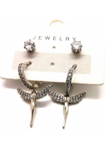 Çoklu Figürlü Kararmaz Lüks Küpe