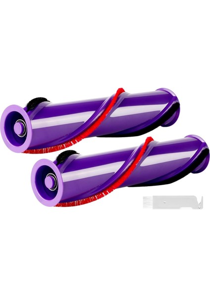 2 Pack Silindir Fırçası Dyson V8 Absolute, V8 Absolute Exclusive, V8 Absolute Pro, Parça No. 967485-01 Için Uyumlu (Yurt Dışından)
