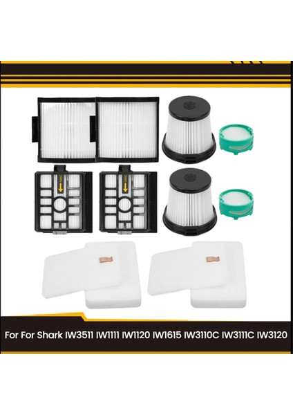 Shark IW3511 IW1111 IW1120 IW1615 Için Vakum Filtresi Değiştirme Kiti (Yurt Dışından)