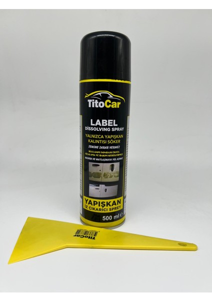 Yapışkan Iz Çıkarıcı Sprey 500 ml & Kazıyıcı Ragle