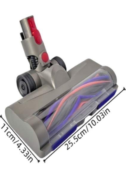 Dyson V7 V8 V10 V11 V15 V15 Kablosuz Vakum Süpürge Anti-Yolum Anti-Tasarım Milletvekili Kafası LED Toz Işıkları ile (Yurt Dışından) modelleri