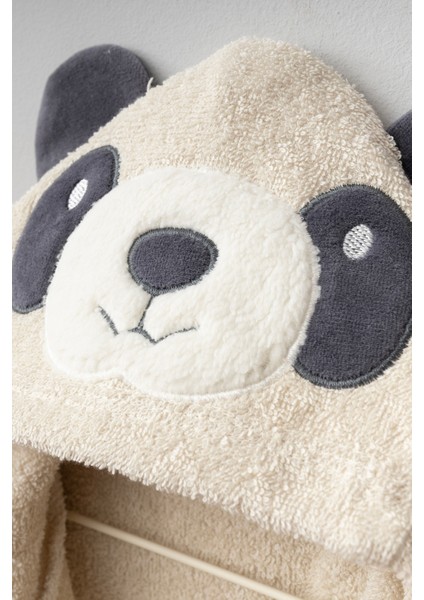 My Baby Kumsal % 100 Pamuk 0 - 24 Ay Bornoz Seti Gülen Panda Desen Kutu İçerisinde 30052 fırsatları
