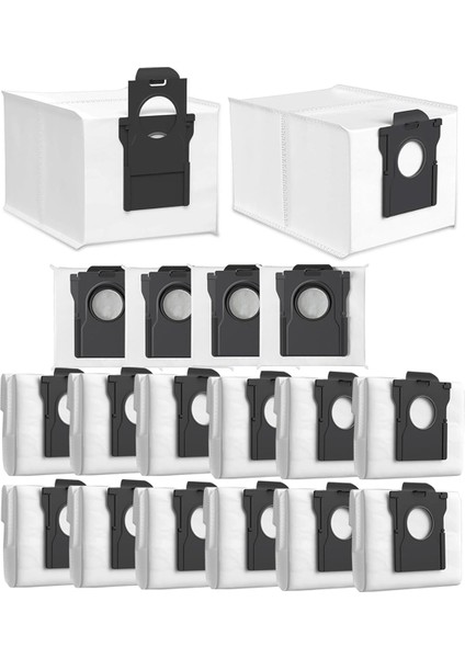 Dreame X40 ULTRA/X30 ULTRA/L40 Ultra Için 18 Adet Yedek Toz Torbası (Yurt Dışından)
