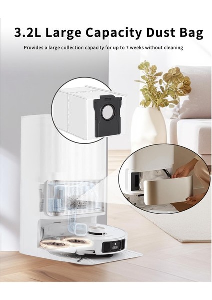 Dreame X40 ULTRA/X30 ULTRA/L40 Ultra Için 18 Adet Yedek Toz Torbası (Yurt Dışından) fiyatları