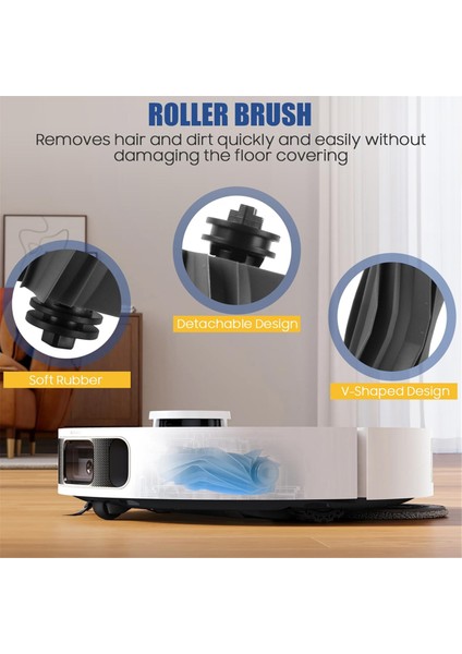 Dreame X40 Ultra TAM/L40 ULTRA/X40 ULTRA/X40 Master Vapum Robot, Ana Fırça Toz Torbaları Silindirler Filtreleri (Yurt Dışından) fırsatları