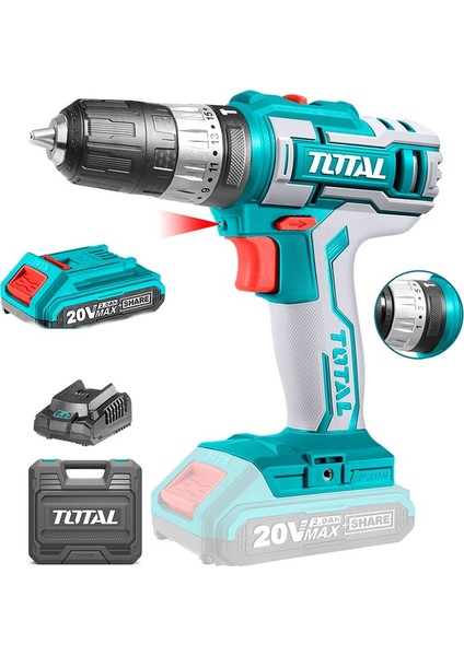 TIDLI200215 20 V Li-Ion Darbeli Matkap