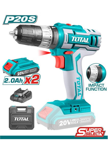TIDLI200215 20 V Li-Ion Darbeli Matkap fiyatları