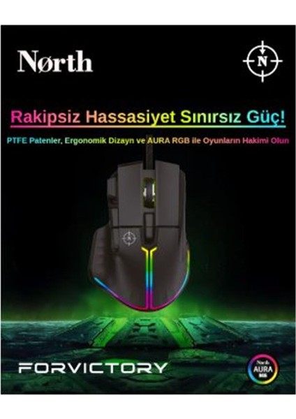 Ragnarok Rgb 12.800 Dpı 400 IPS 50G PMW3389 Profesyonel Makrolu Gaming Siyah Oyuncu Mouse