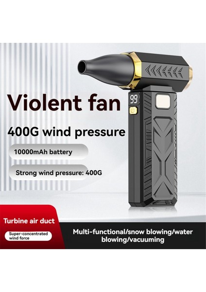 Turbo Fan Violent Fan 130000 Rpm Güçlü Vakumlu Hava Üfleyici Siyah (Yurt Dışından) modelleri