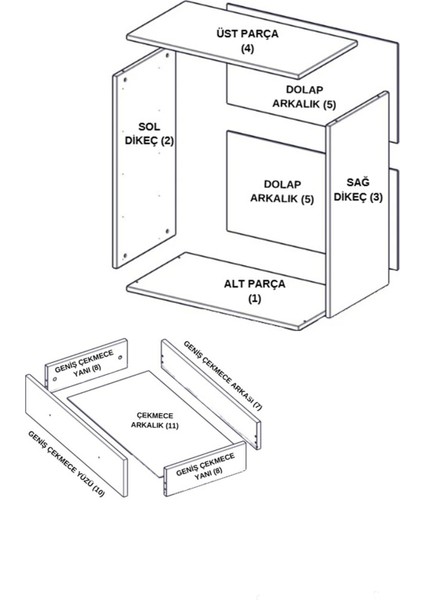 Şifonyer parlak beyaz 4 çekmeceli country şifonyer indirimleri