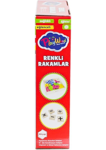 ONY-401 Ahşap Renkli Rakamlar 26 Parça -Onyıl Oyuncak fiyatları