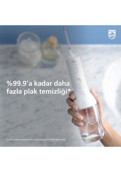 Sonicare Power Flosser 3000 Ağız Duşu Kablosuz, Yedek Başlık Hediyeli - Beyaz HX3826/31 fiyatları