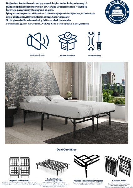 Smart Base Çift Kişilik Katlanır Metal Karyola modelleri