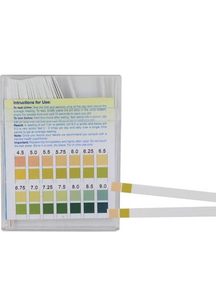 Özel Aralık Ph Kağıdı 4.5-9.0ph 100 Adet Ph Test Kağıdı Şerit Ph Ölçüm Aralığı (Ph 4.5 - 9.0 Arası) Turnusol Kağıdı Asit Alkali Göstergesi modelleri