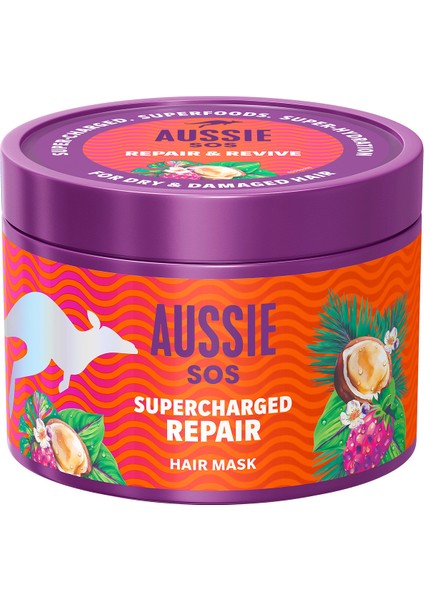 Sos 1 Dakikada Kuru ve Yıpranmış Saçları Kurtaran Saç Maskesi 500 ml