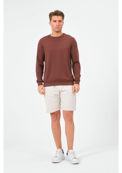 Erkek Oversize Bisiklet Yaka Sucuba Sweatshirt indirimleri