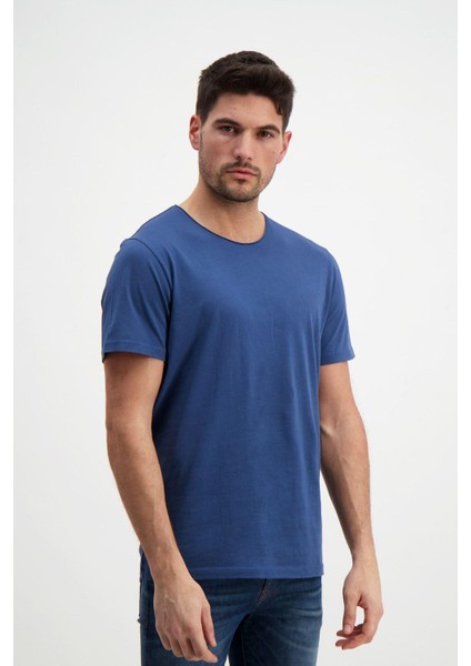 Lacivert Erkek Basic T-Shirt modelleri