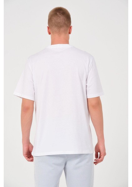 Erkek %100 Pamuk Oversize Tişört Basic Bisiklet Yaka Kısa Kollu T-Shirt fırsatları