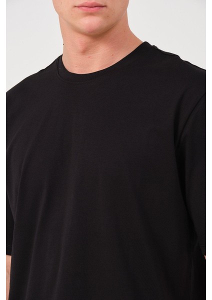 Erkek %100 Pamuk Oversize Tişört Basic Bisiklet Yaka Kısa Kollu T-Shirt modelleri