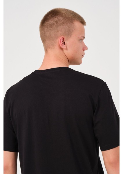 Erkek %100 Pamuk Oversize Tişört Basic Bisiklet Yaka Kısa Kollu T-Shirt fırsatları