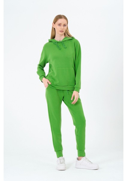 Kadın Yumuşak Kumaş Kapşonlu Eşofman Takımı fiyatları