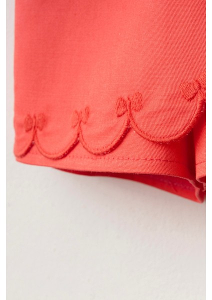 Kız Çocuk Nakış Detaylı Şort Etek modelleri