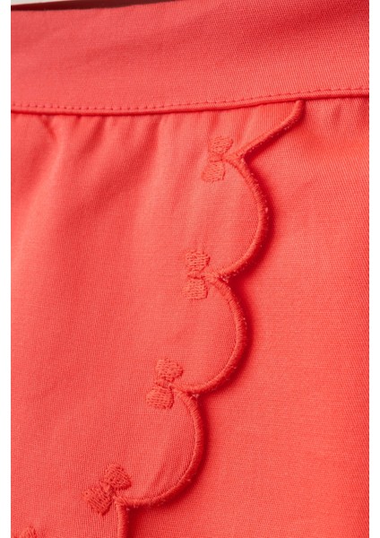 Kız Çocuk Nakış Detaylı Şort Etek fırsatları