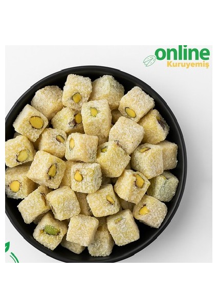 Antep Fıstıklı Safranlı Lokum 1000 gr