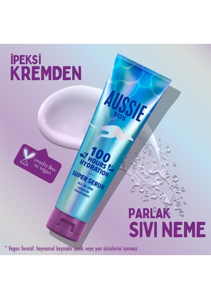 Sos Super Serum Kuru Saçlar Için. Durulanmayan Serum 160 ML. 100 Saat Nemli Saçlar modelleri