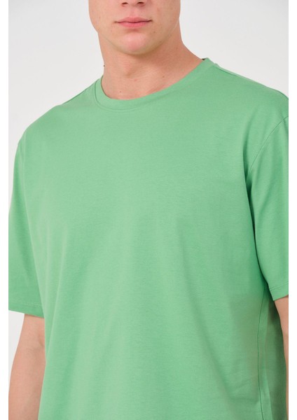 Erkek %100 Pamuk Oversize Tişört Basic Bisiklet Yaka Kısa Kollu T-Shirt modelleri