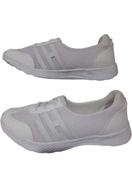 Ortapedik Beyaz Anorak Rahat Spor Babet modelleri