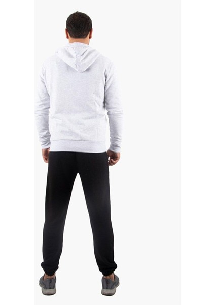 Şardonlu Fermuarlı Kapüşonlu Gri Sweatshirt Polar Hırka modelleri