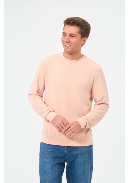 Erkek Oversize Bisiklet Yaka Sucuba Sweatshirt modelleri