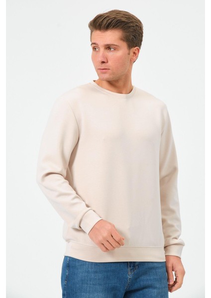 Erkek Oversize Bisiklet Yaka Sucuba Sweatshirt fiyatları