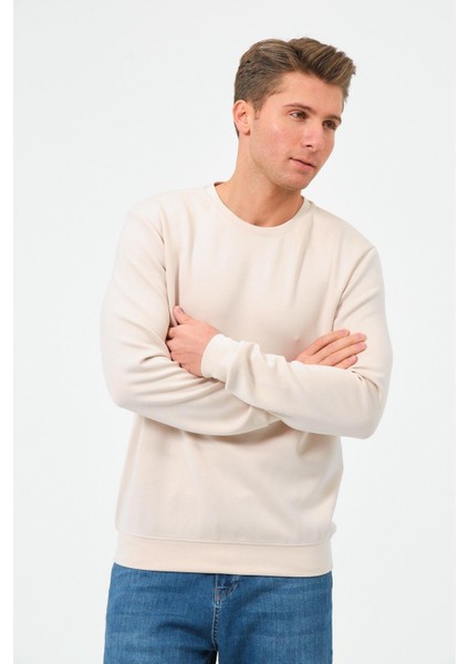 Erkek Oversize Bisiklet Yaka Sucuba Sweatshirt fırsatları